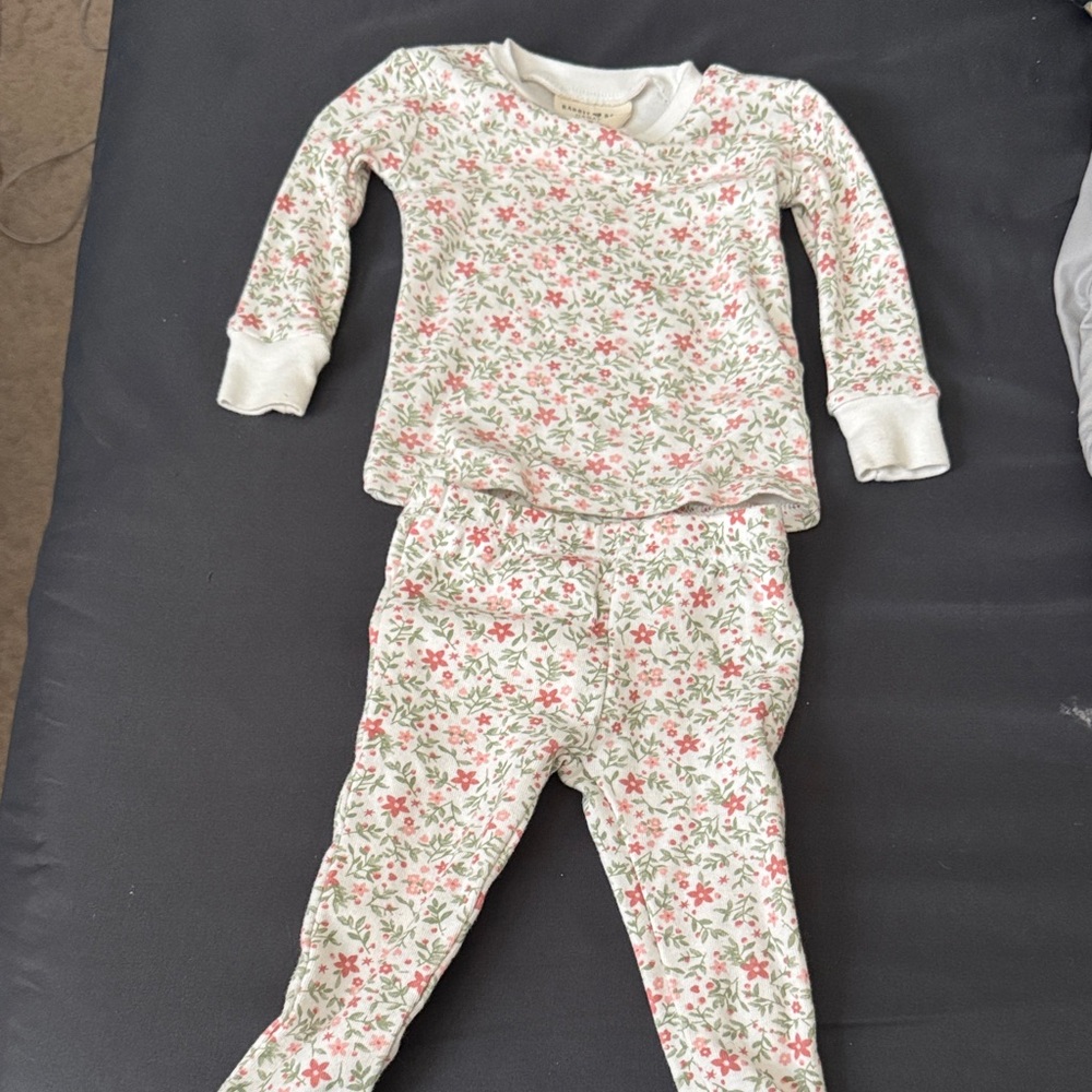 Floral Kids Pajamas Set